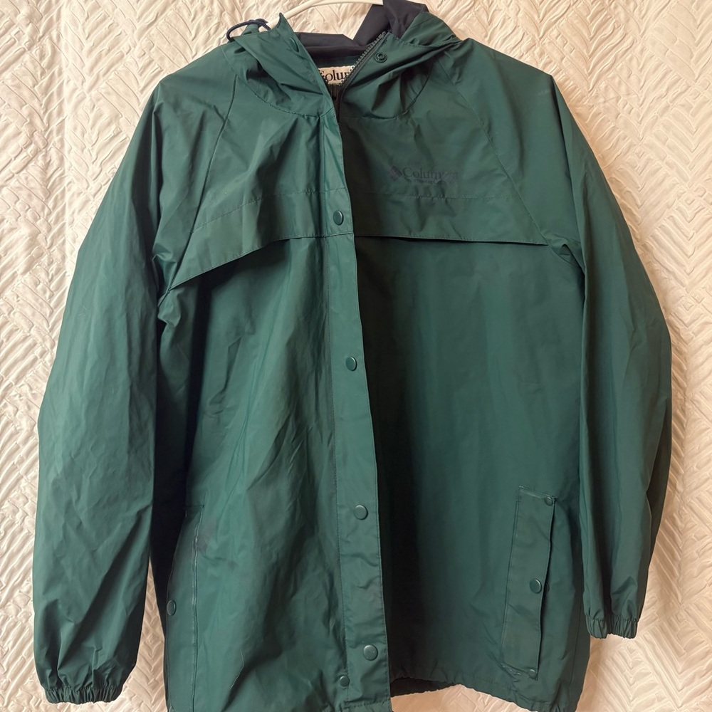 Columbia Forest Green Windbreaker